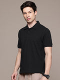 Men’s Premium Black Polo T-Shirt – Regular Fit Solid Cotton Polo